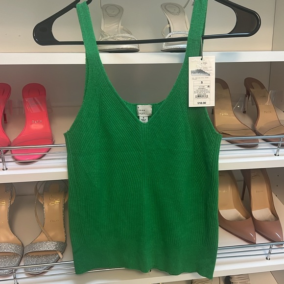 NWT A New Day Green Tank Skirt Sweater Set Size Small/Medium - Picture 3 of 8